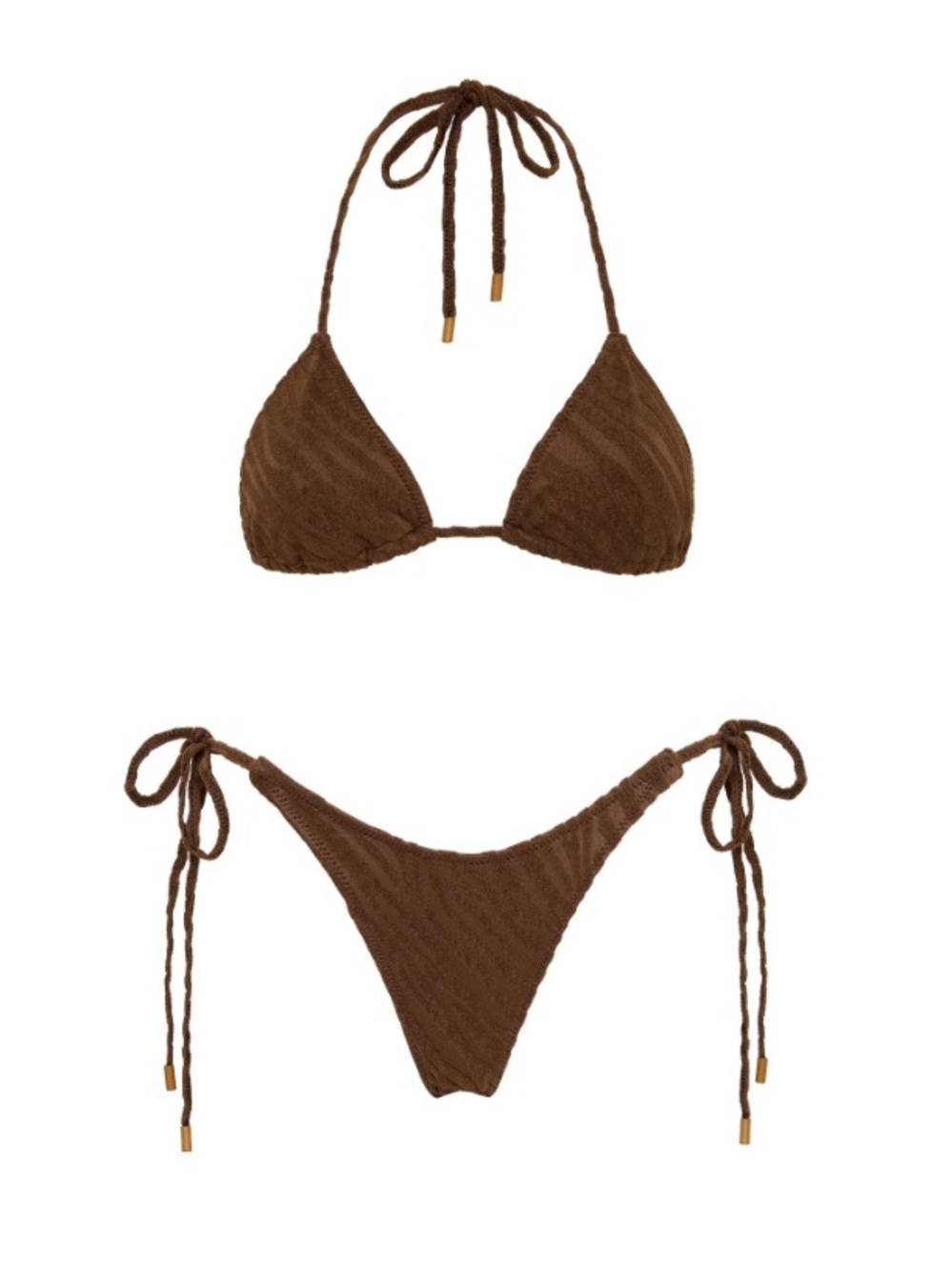 BNWT Triangl Vinca Kaye Bikini Set - Brown